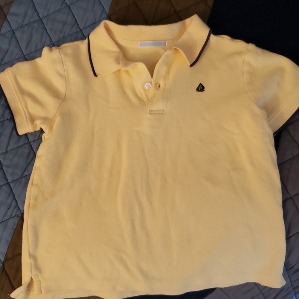 Yellow Janie and jack polo shirt